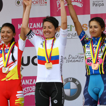 Luz Adriana Tovar se colgó la medalla de oro en el Gran Fondo Femenino