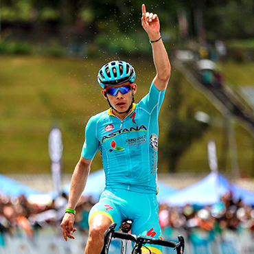 Miguel Ängel López ganó etapa reina y es líder de Tour de Langkawi 2016 (photo Le Tour de Langkawi 2016)