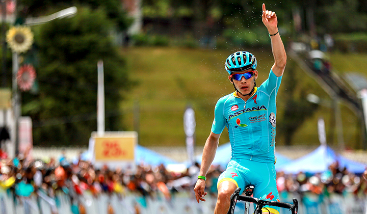 Miguel Ängel López ganó etapa reina y es líder de Tour de Langkawi 2016 (photo Le Tour de Langkawi 2016)