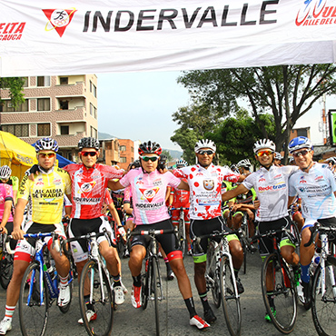 Los lideres de la Vuelta al Valle en su edición 2015