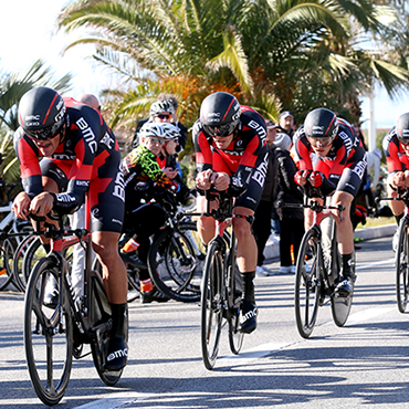 BMC ganó la CRE de la Tirreno Adriático (foto ANSA / PERI - ZENNARO)