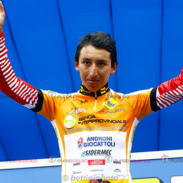 Egan Bernal, el mejor Jóven de la carrera