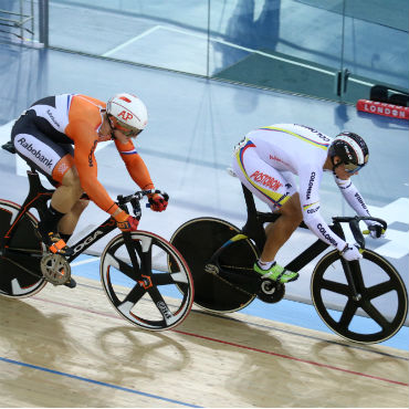 Fabián Puerta en cuartos de final de la Velocidad pura