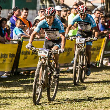 Fabio Castañeda y Jonathan Botero, en Panamericano de MTB en Argentina