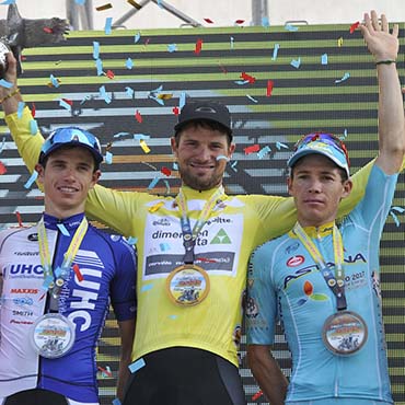 Miguel López y Daniel Jaramillo terminaron en el podio final del Tour de Langkawi