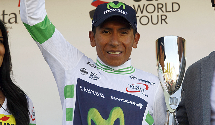 Quintana sostuvo la camiseta de líder de la Vuelta a Cataluña tras la 5ta etapa