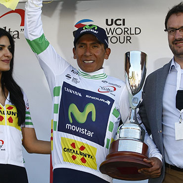 El fenomenal escarabajo de Cómbita se puso líder de la ronda catalana (Foto©MovistarTeam)