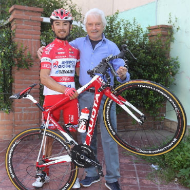 Rodolfo Torres, uno de los inscritos en la carrera italiana Coppi–Bartali