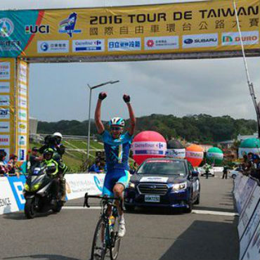 Stepan Astafyev, ganó etapa y es nuevo líder de Tour de Taiwan