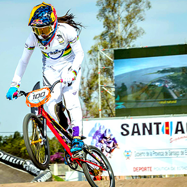 Mariana Pajón, por la victoria en Copa Mundo UCI de Manchester