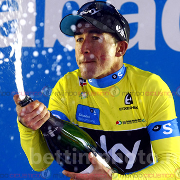 Sergio Henao se vistió de amarillo en la Vuelta al País Vasco