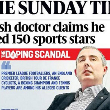 The Sunday Times destapó este domingo un escandalo que amenaza con llevarse por delante varios de los triunfos de los últimos años del deporte británico
