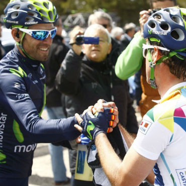 Alejandro Valverde, uno de los protagonistas del Giro de Italia