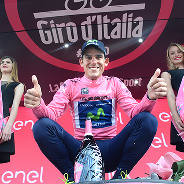 El "Tico"Andrey Amador el nuevo lider de la corsa rosa