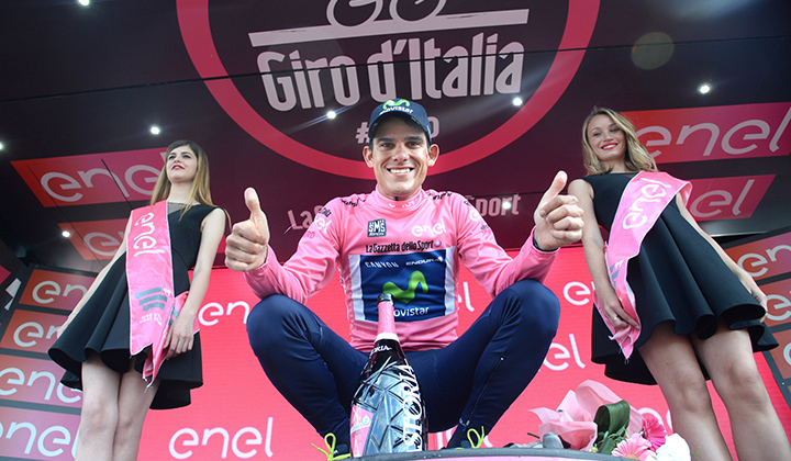 El "Tico"Andrey Amador el nuevo lider de la corsa rosa