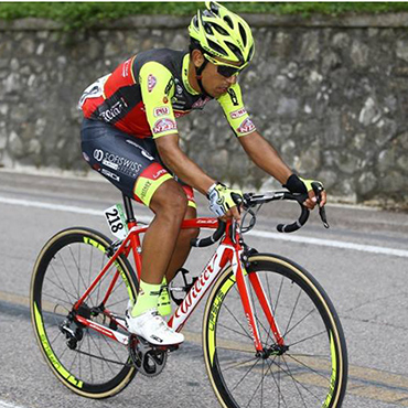 Daniel Felipe Martínez, uno de los protagonistas de la séptima etapa del Giro