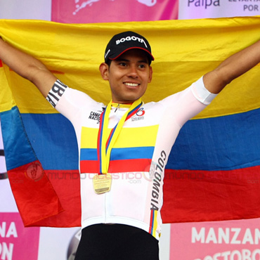 Edwin Avila, segundo en tercera etapa del Tour de Irán