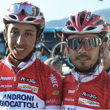 Egan Bernal y Rodolfo Torres se destacan en el Adroni-Sidermec
