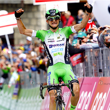Giulio Ciccone ganó la décima etapa del Giro de Italia