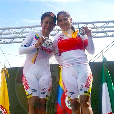 Serika Guluma, Oro y Ana Sanabria, Plata en Panamericano de Ruta