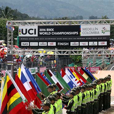 La cita orbital de BMX, Medellín 2016, fue inaugurada en la mañana