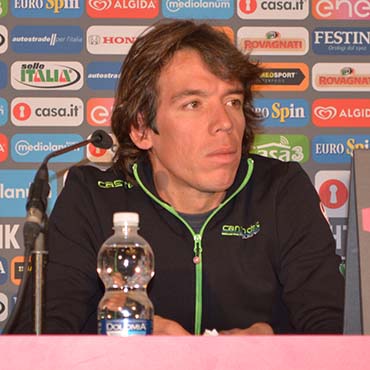 Rigoberto Urán dio declaraciones este miércoles en la rueda de prensa de su equipo Cannondale