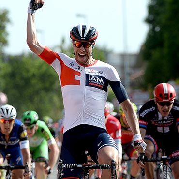 Roger Kluge ganador de la etapa 17 (foto ANSA)