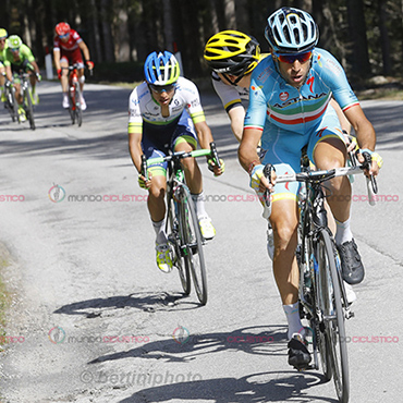 Vincenzo Nibali (Astana) sigue aspirando a ganar el Giro