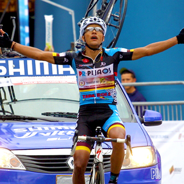 Alejandro Serna buscará el título de la Vuelta a Colombia