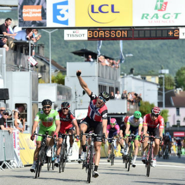 Edvald Boasson Hagen ganador de tercera etapa de Critérium Dauphiné