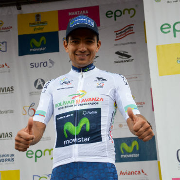 Edwin Sánchez, líder de la Combatividad de la Vuelta