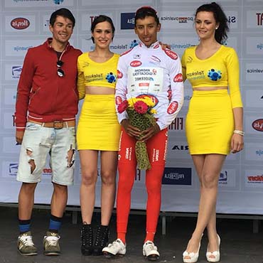 El escarabajo cundinamarqués se metió al podio del Tour de Eslovenia