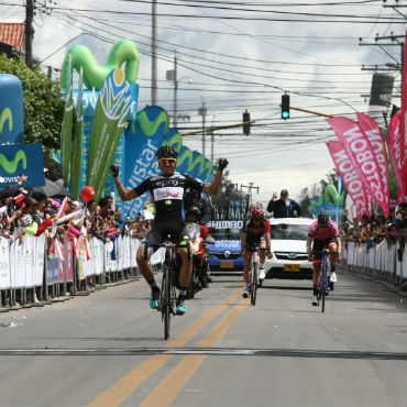 Juan Pablo Suárez, el ganador de la etapa 12 en Cota