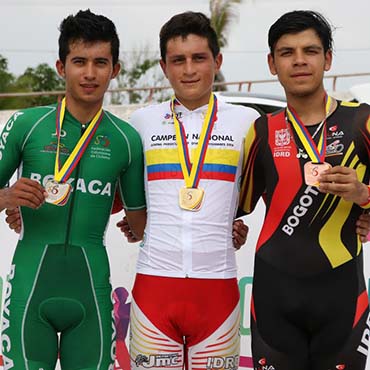 Wilmar Molina se colgó la Medalla de oro en la Persecución Individual Masculina