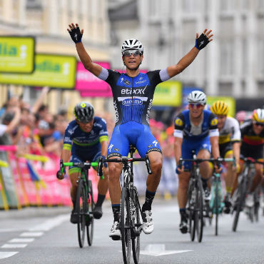 Davide Martinelli vencedor de primera etapa de Tour de Polonia