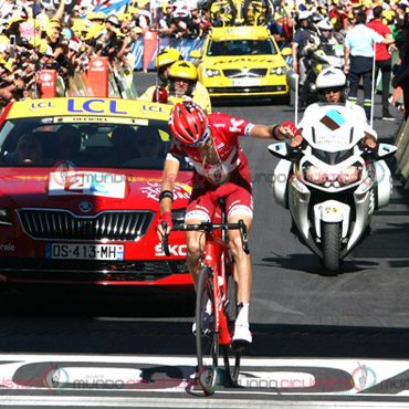 Ilnur Zakarin ganador de la 17a etapa del Tour de Francia