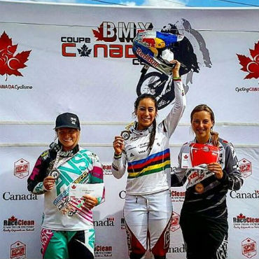 Mariana Pajón, cosechó triunfo en la ‘Canada Cup Series’