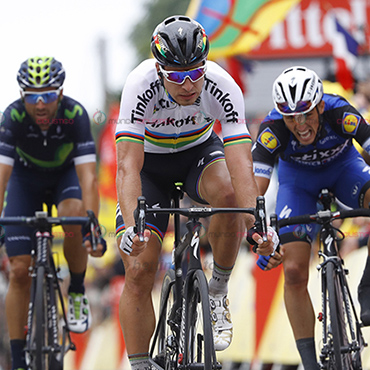 Sagan se quedó con la 2a etapa y la camiseta amarilla en el TDF 2016