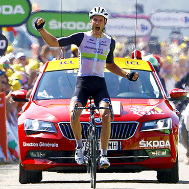 Steve Cumming, ganador de la séptima etapa del Tour