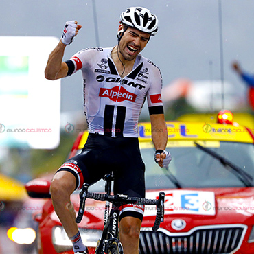 Tom Dumoulin, heróica victoria en la novena etapa del Tour de Francia