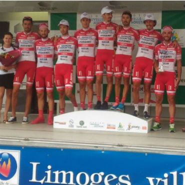 Androni-Sidermec, campeón por equipos del Tour de Limousin