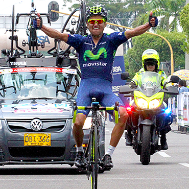 Edwin Sánchez ganador de etapa de Vuelta Santander
