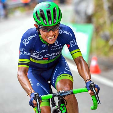 Esteban Chaves atacó en el final. El subcampeón del Giro de Italia es 4to en la general