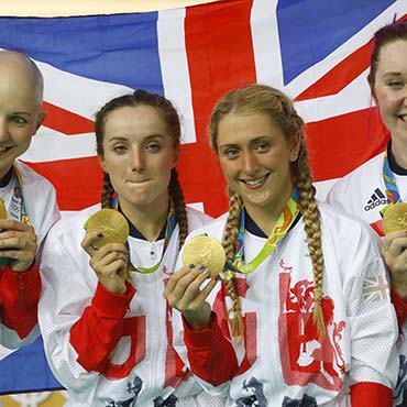 Gran Bretaña sumó su tercera medalla de oro y confirmó su absoluta supremacía en la Persecución Equipos 4X4000