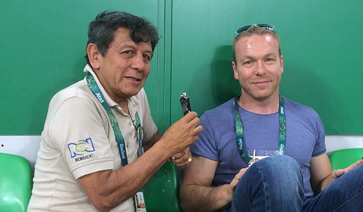 El historico Chris Hoy habló en exclusiva con el director de la Revista Mundo Ciclístico, Héctor Urrego Caballero