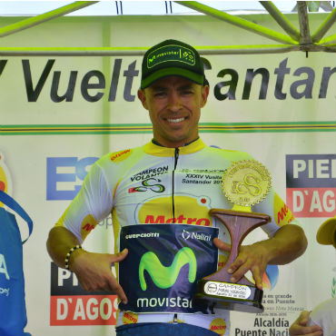 Jaime Castañeda, campeón de las metas volantes de Vuelta a Santander