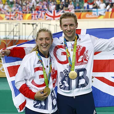 Jason Kenny y Laura Trott sumaron cinco medallas de oro en los Juegos Olímpicos de Río de Janeiro