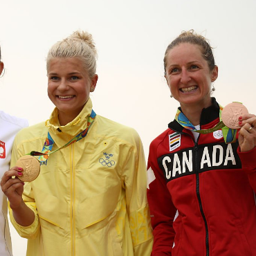 Jenny Rissveds de Suecia medalla de Oro en el MTB de los Olímpicos