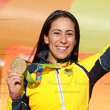 Mariana Pajón se colgó su segunda medalla de oro olímpica este viernes en Río de Janeiro