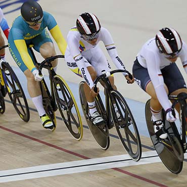 Bayona se ubicó en la décima casilla del Keirin tras caerse en las finales